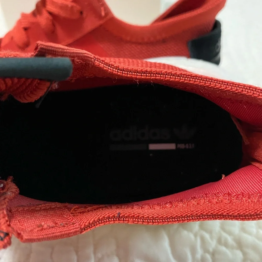 Red and White Adidas Athletic Sneakers - Picture 7 of 8